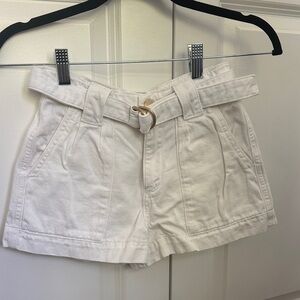 DL1961 White Belted Kids Shorts